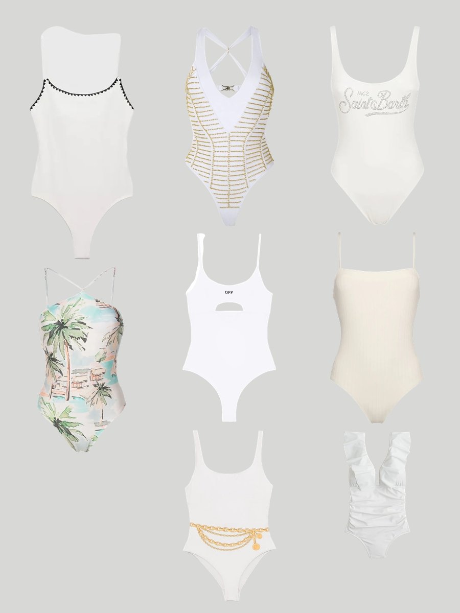 Dive into Style: The Perfect Women's White Swimsuit