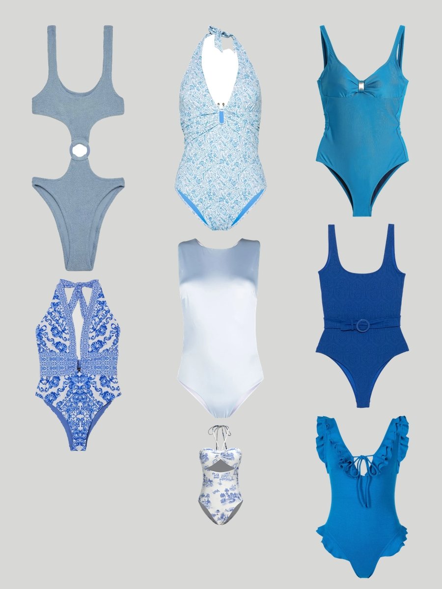 Dive into Style: Light Blue Swimsuit Elegance