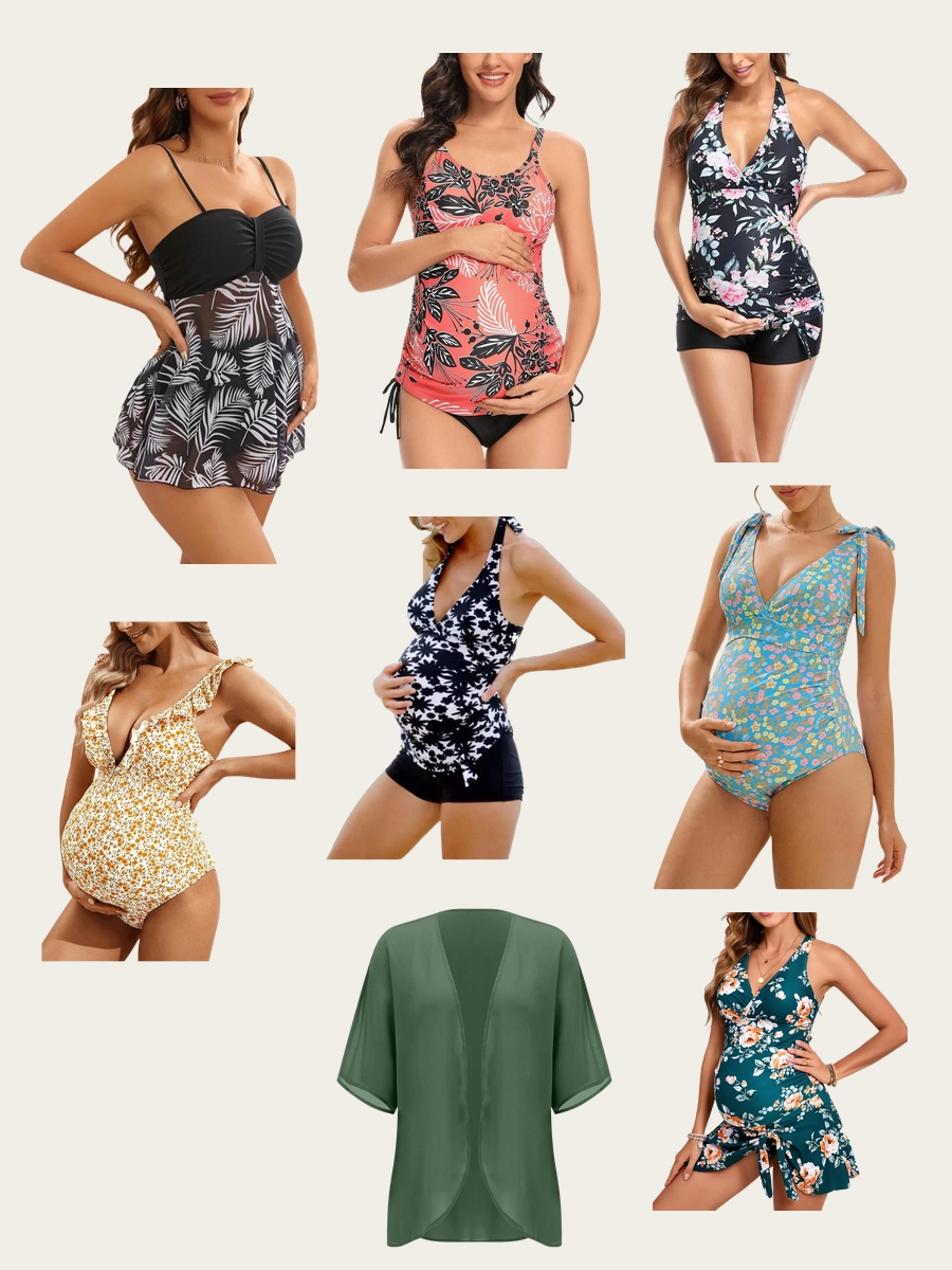 Stun in a One Piece Maternity Swimsuit: Style Secrets