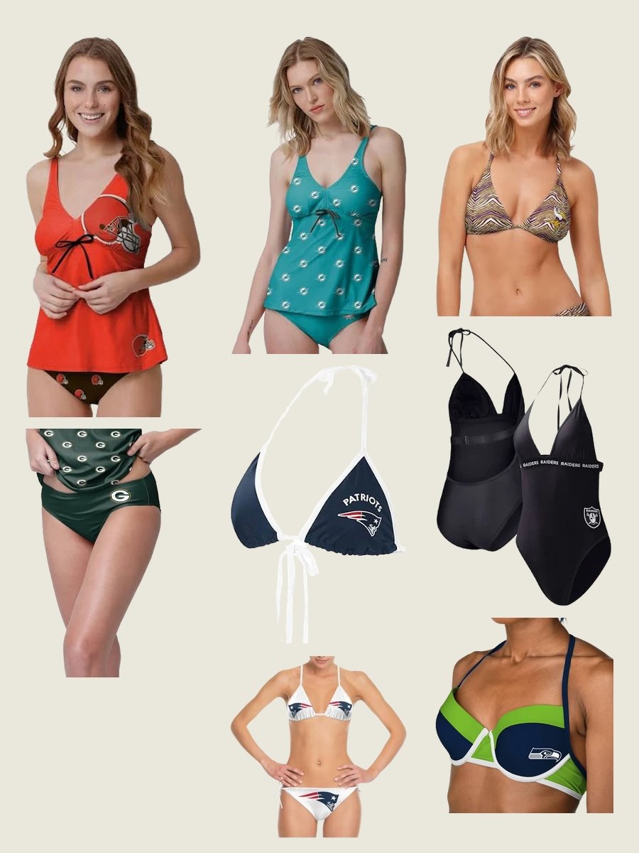 Swimsuit NFL Style: Dive into Team Spirit!