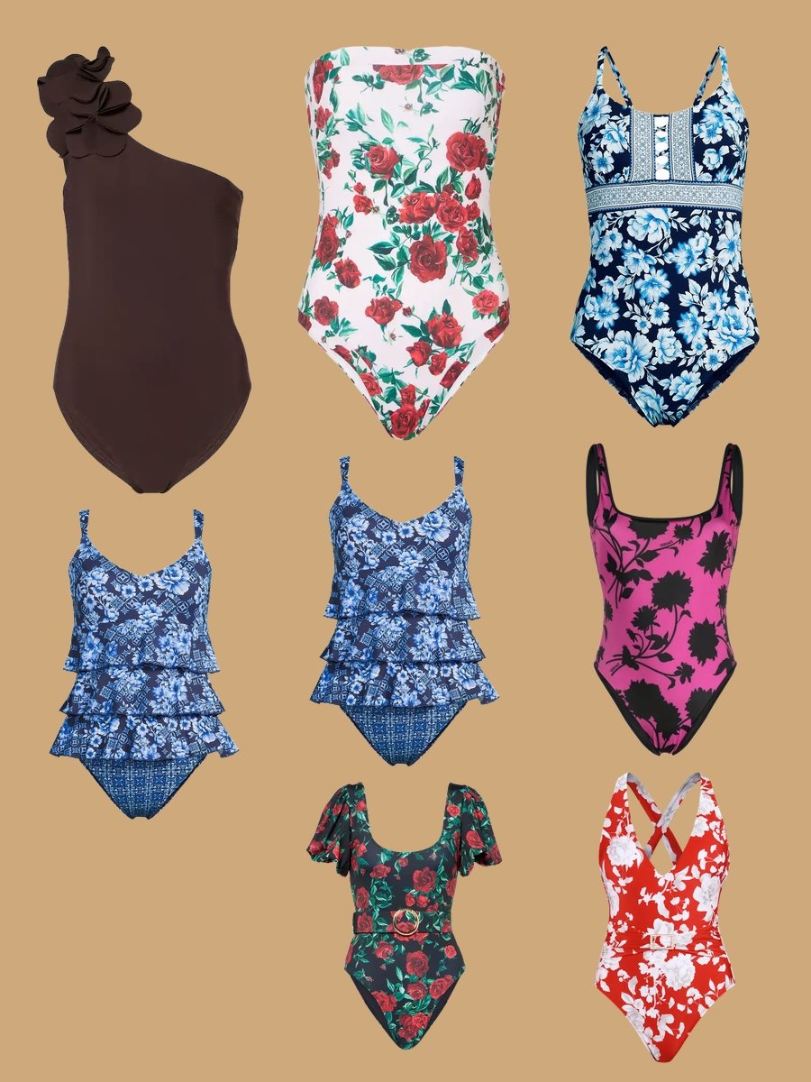 Micro Swimsuit Models: Bright & Bold Beachwear