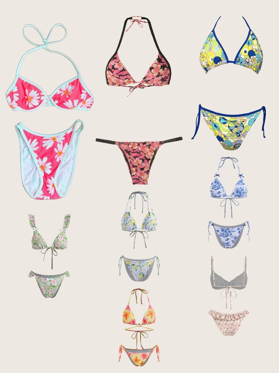Suit Swimsuit: Dive into Floral Fun!