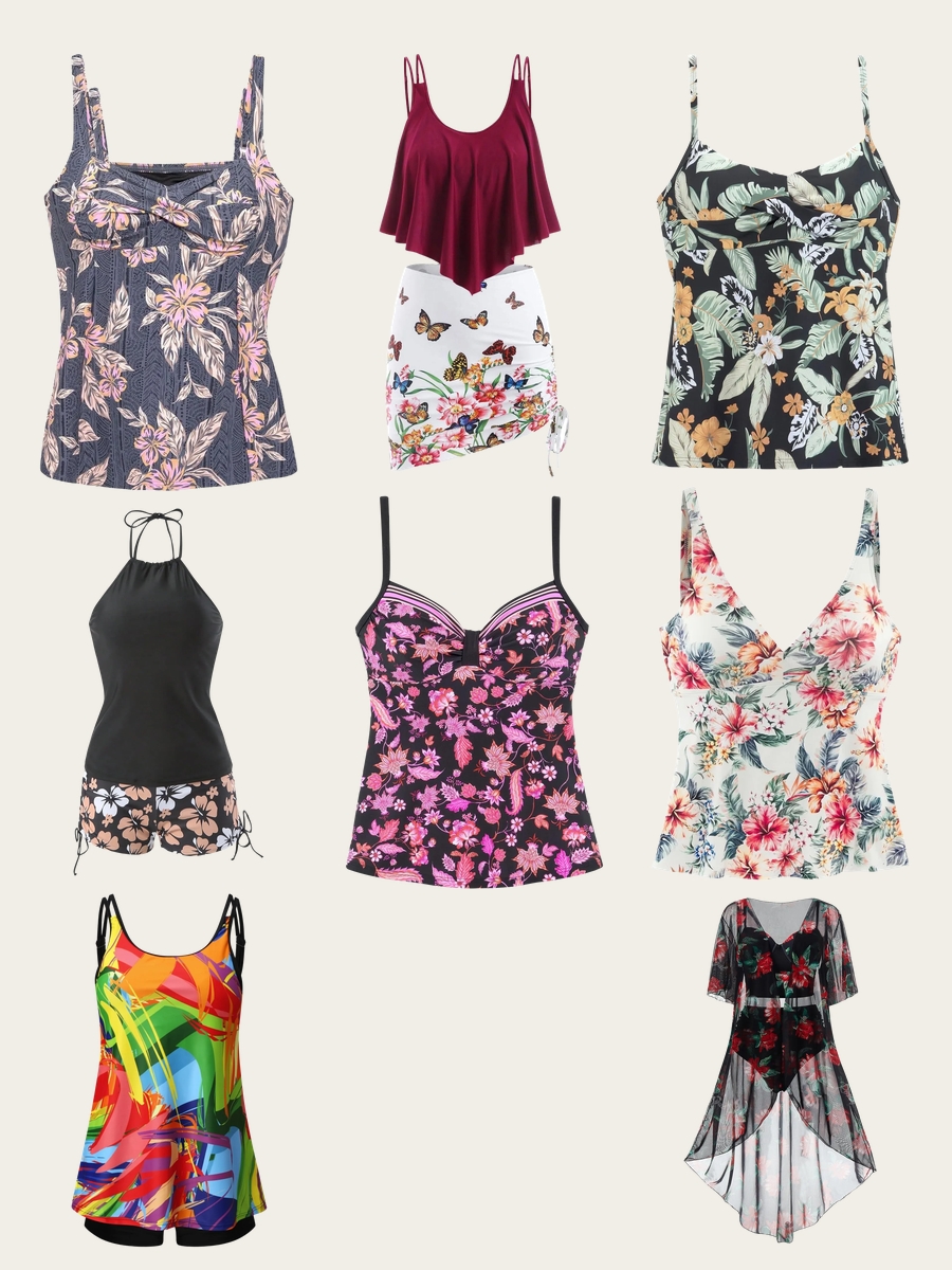 Tank Top Swimsuit Trends: Dive into Floral Fun!