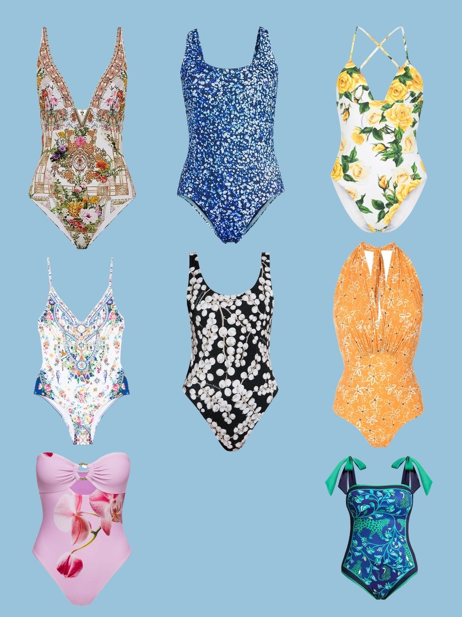 Embrace Summer Charm with a Floral Print Swimsuit