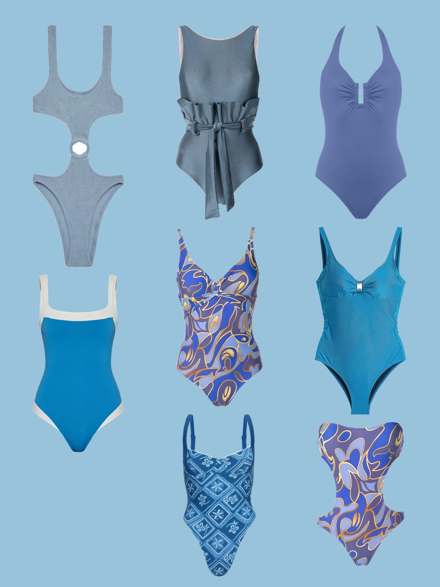 Swimsuit Women's Size: Dive into Stylish Blue