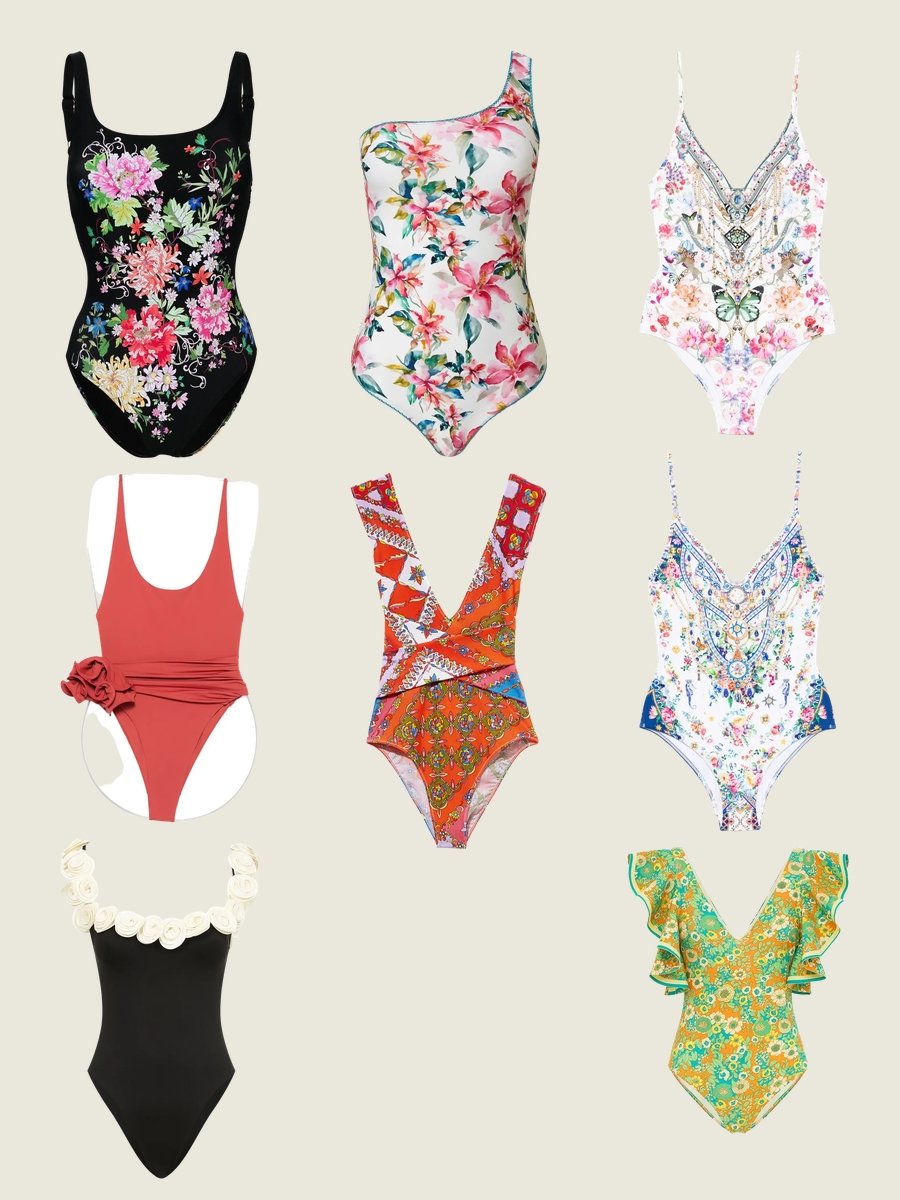 Korean Swimsuits: Dive into Floral Elegance!