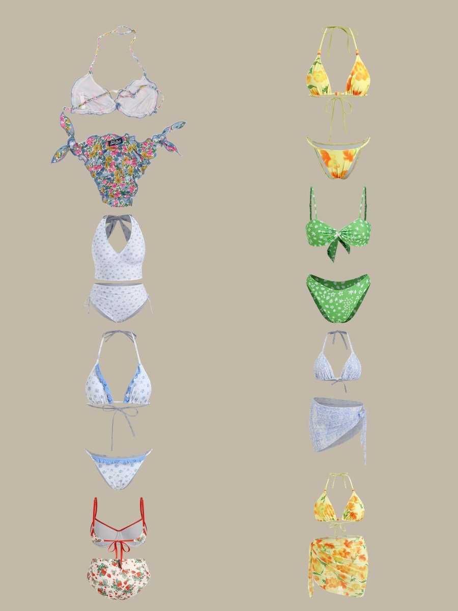 Dive into the Floral Fantasy: sportsillustrated com swimsuit