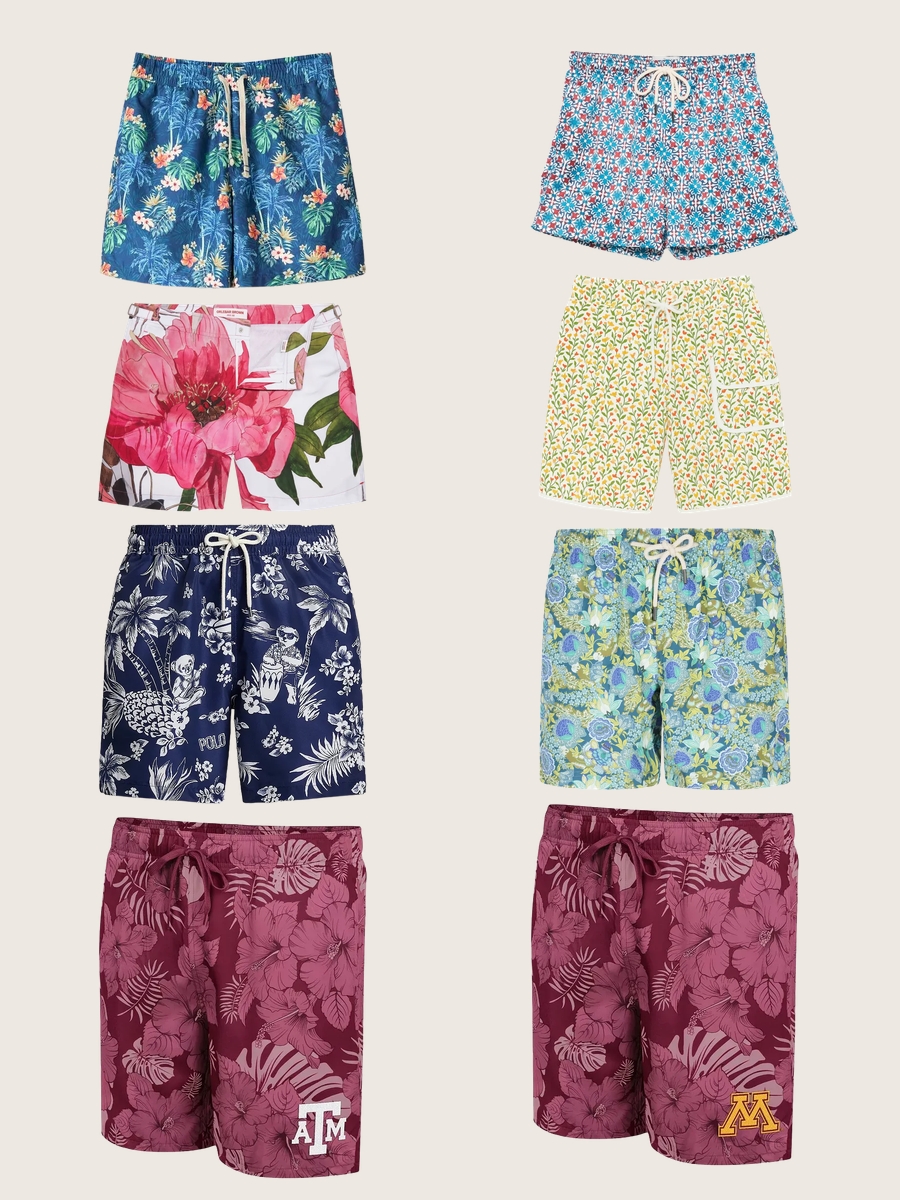 Sexy Men's Swimsuits: Dive into Floral Trends