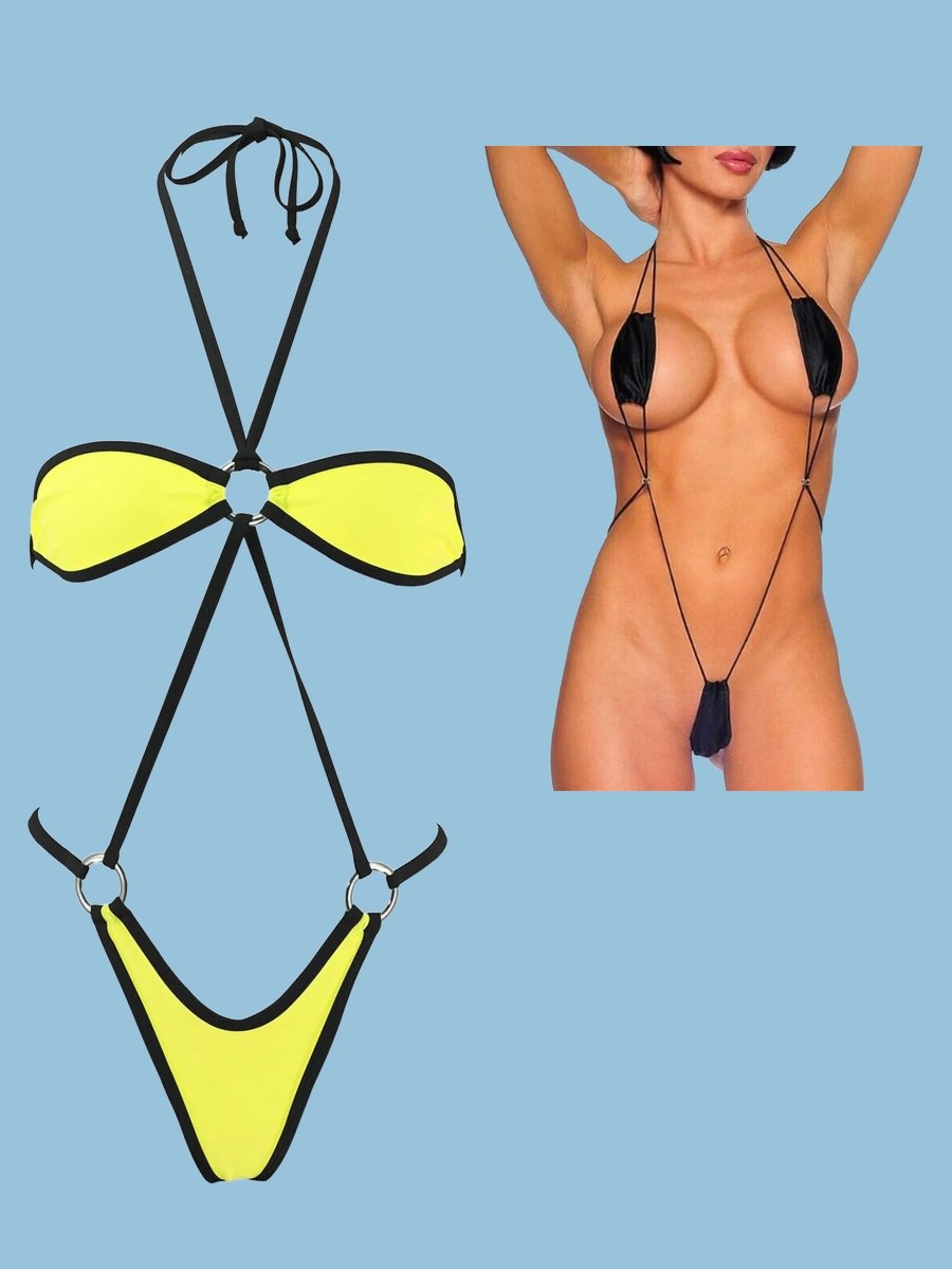 Unveiling the Black Micro Slingshot Swimsuit: Dare to Bare