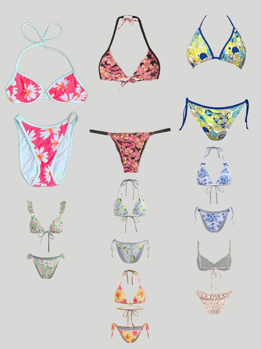 Korean Swimsuits: Dive into Floral Elegance