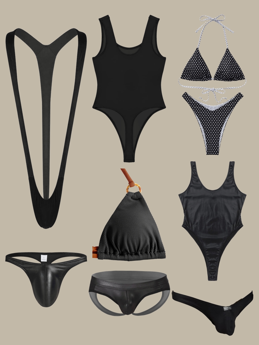 Dive Into Style: Ladies Thong Back Swimsuits