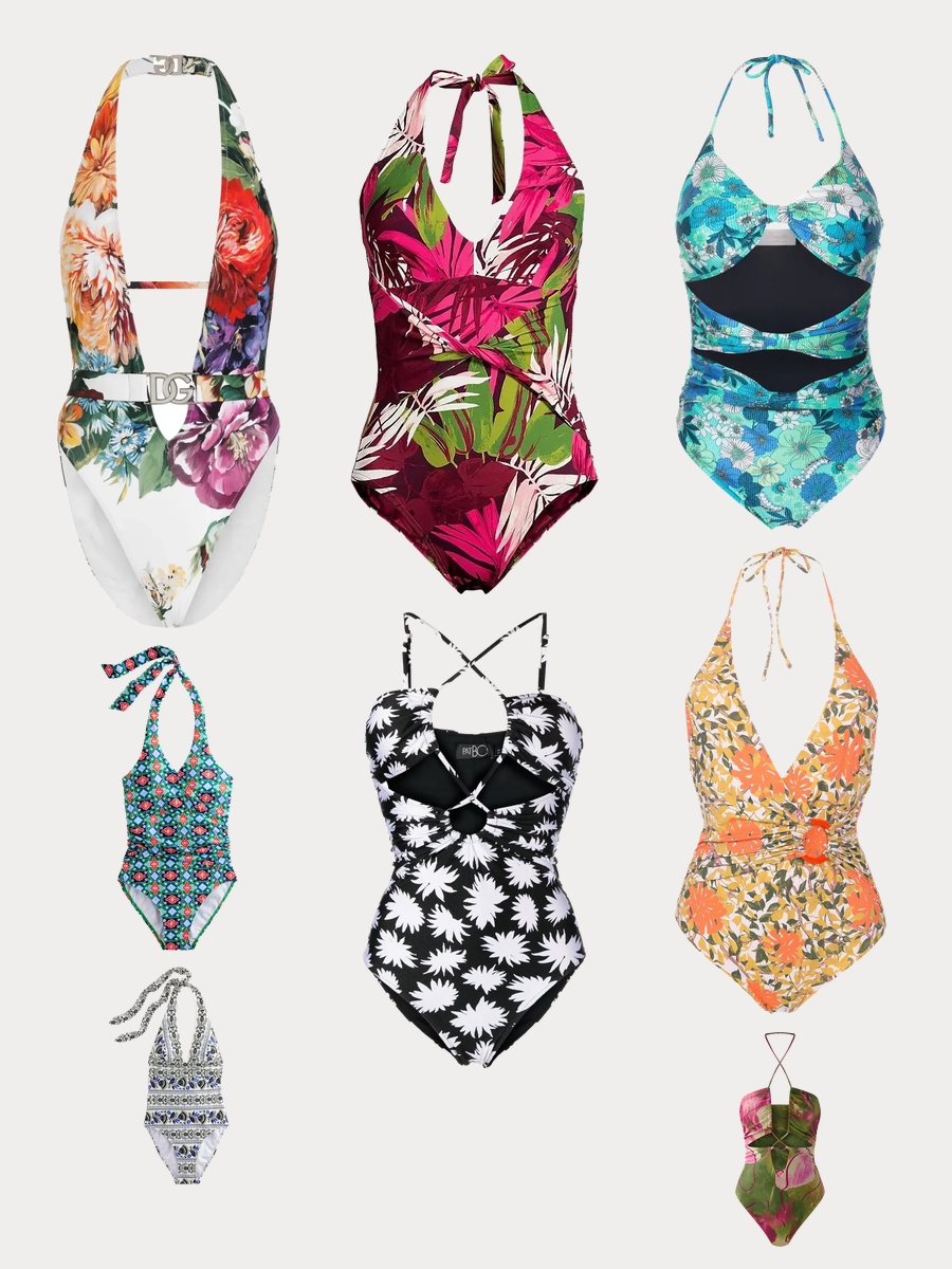 Big Boobs Swimsuit: Flaunt with Floral Flair!