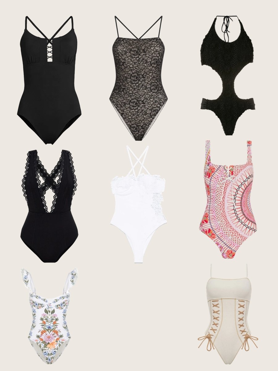 Dive into Style with a Lace Swimsuit!