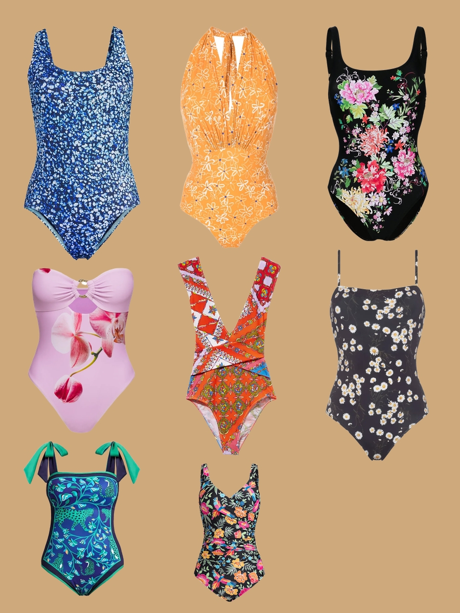 Mother and Daughter Swimsuits: The Floral Dream Team