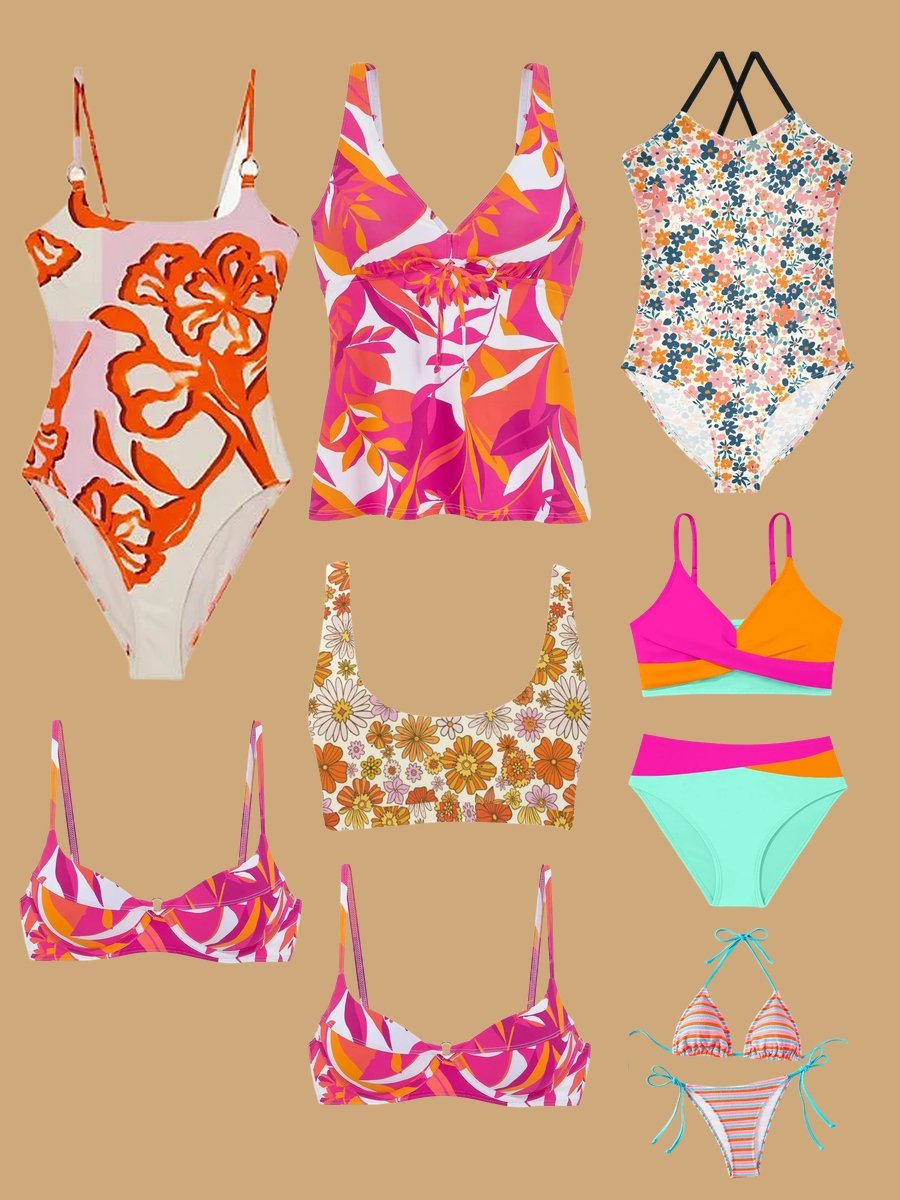 Pink and Orange Swimsuit: Dive Into Vibrant Style