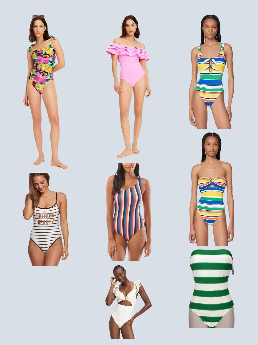 Dive Into Style with Kate Spade's Striped Swimsuit
