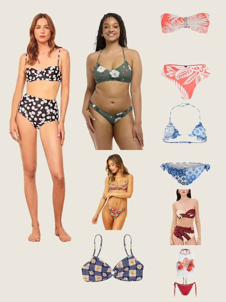 Swimsuit 2 Piece Magic: Dive into Floral Trends