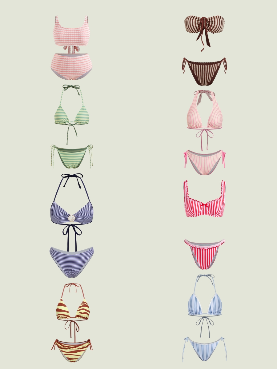 Milana Vayntrub Swimsuit: Dive into the Striped Bikini Craze