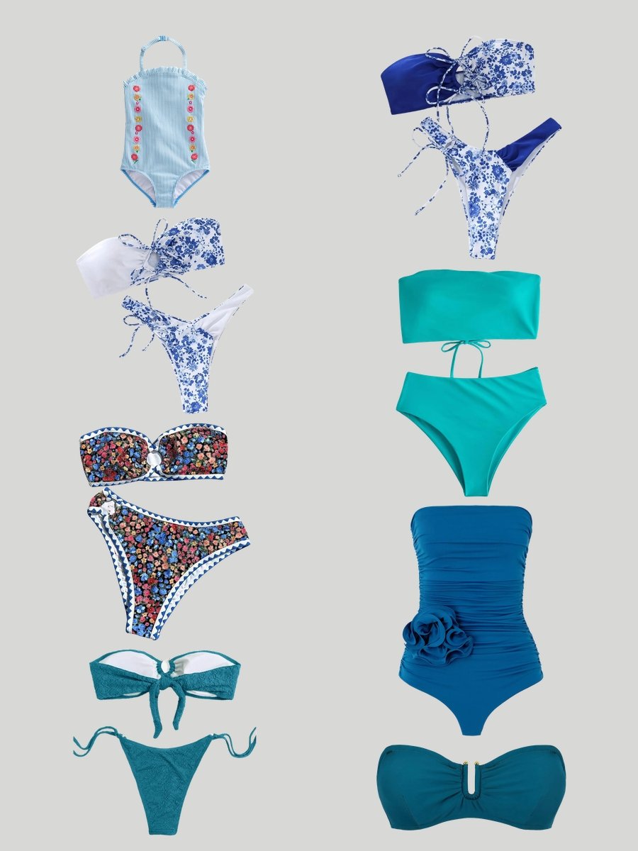 Jennifer Aniston Swimsuit Secrets: The Blue Bandeau