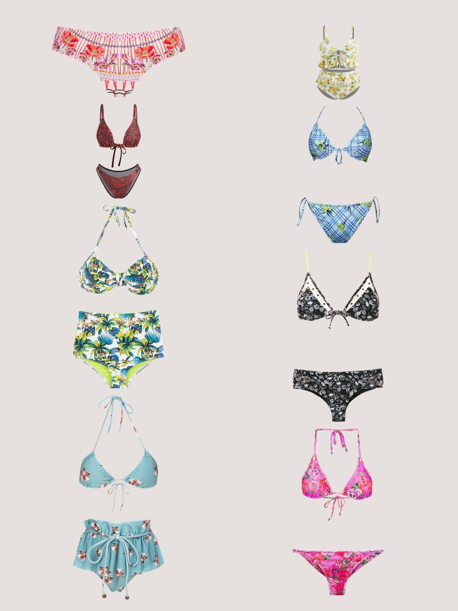 Brazil Swimsuit Bliss: Embrace Vibrant Floral Elegance!