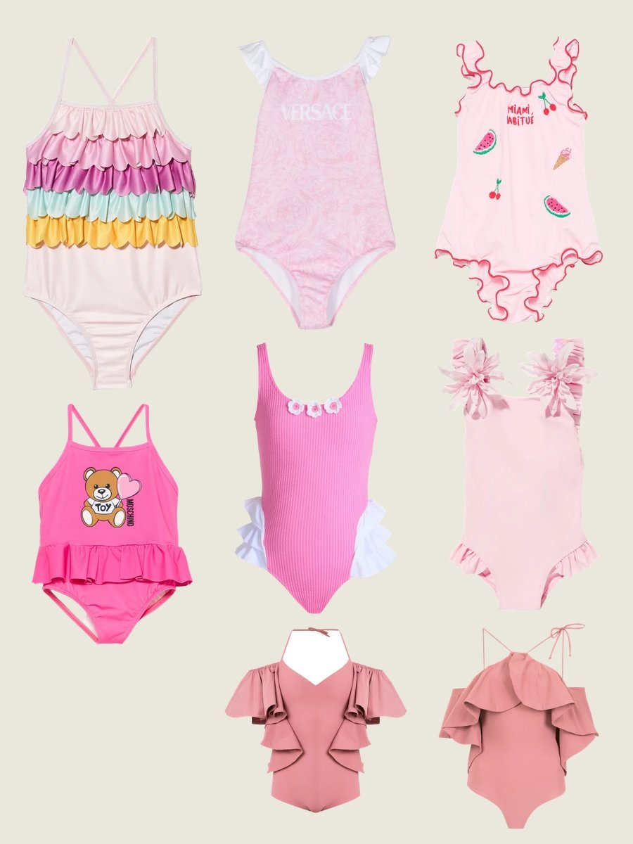 Splash into Style with Women's Dark Pink Swimsuit!