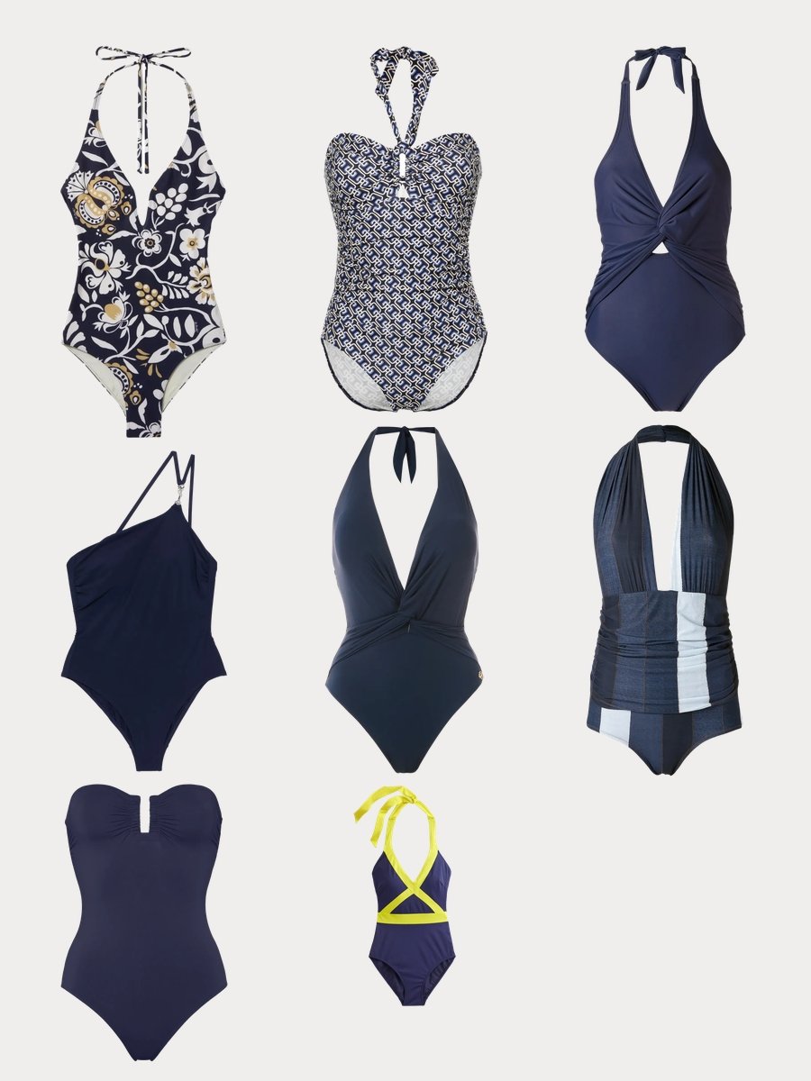 Emily Deschanel Swimsuit: Dive Into Navy Chic