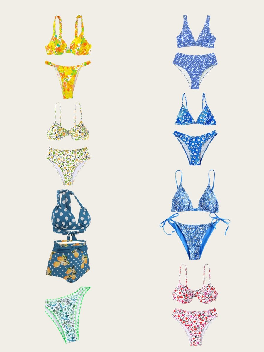 Floral Print Bikini Swimsuit: Dive into Style!