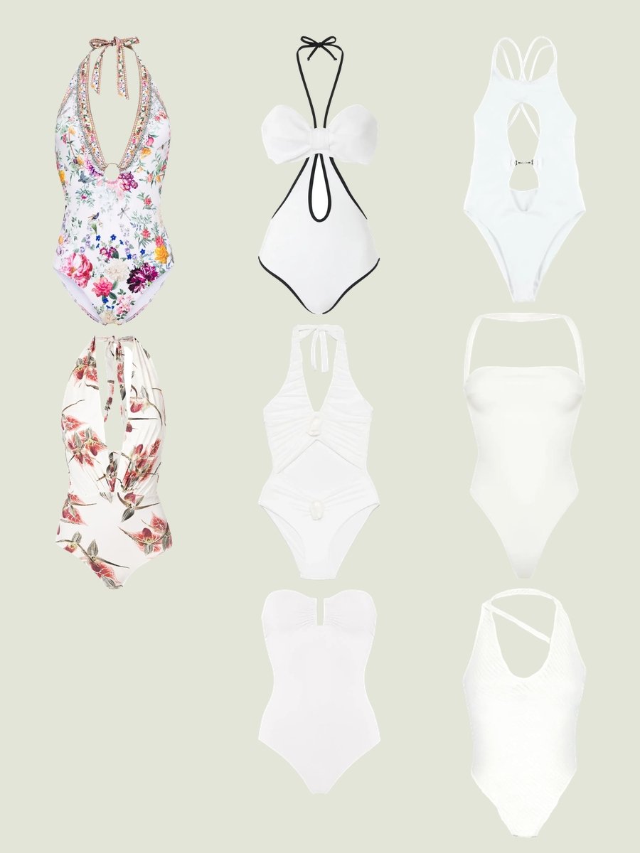 White Swimsuit Wonderland: Dive into Style