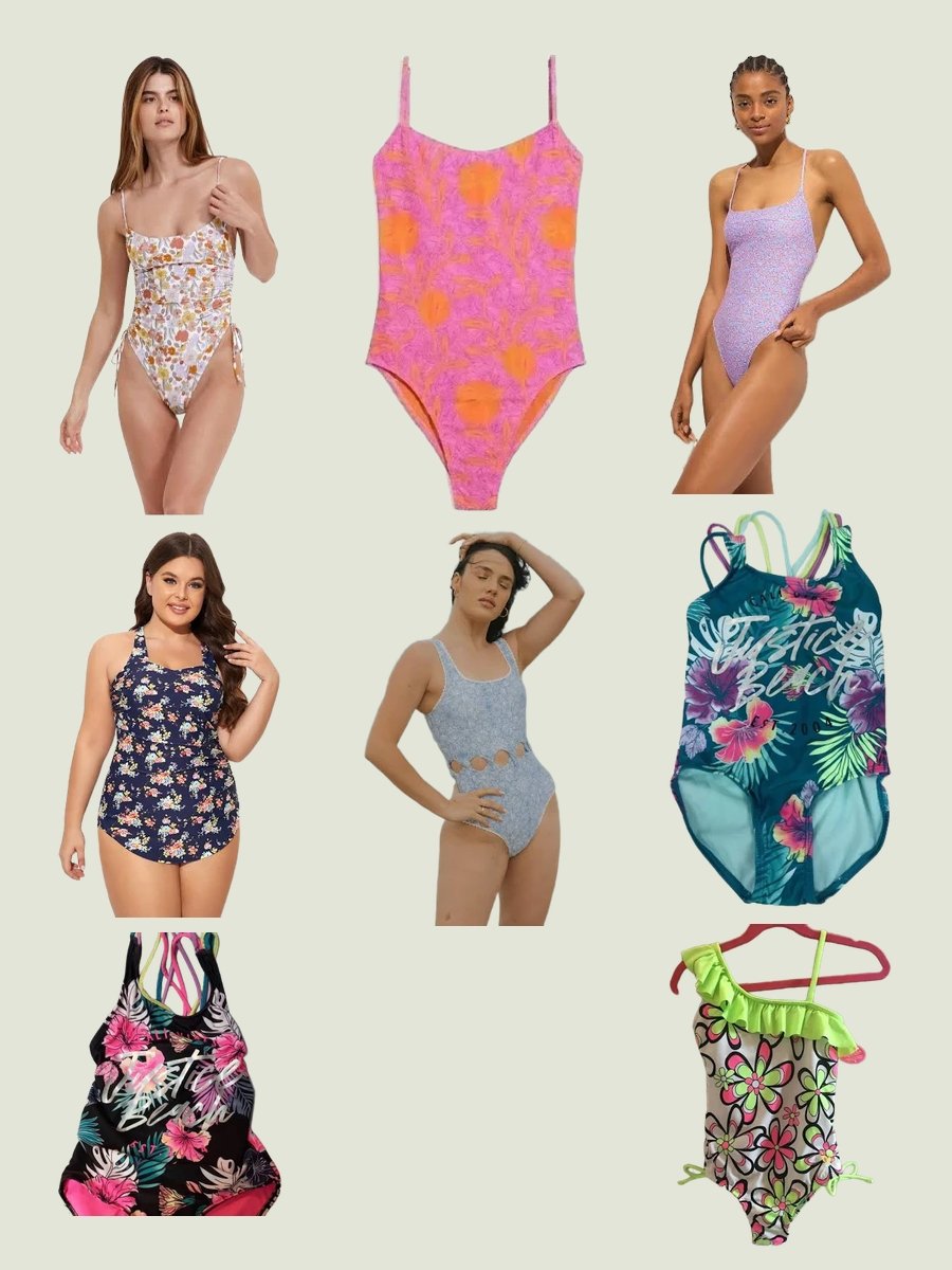 Justice Swimsuits: Dive into Floral Fantasy!