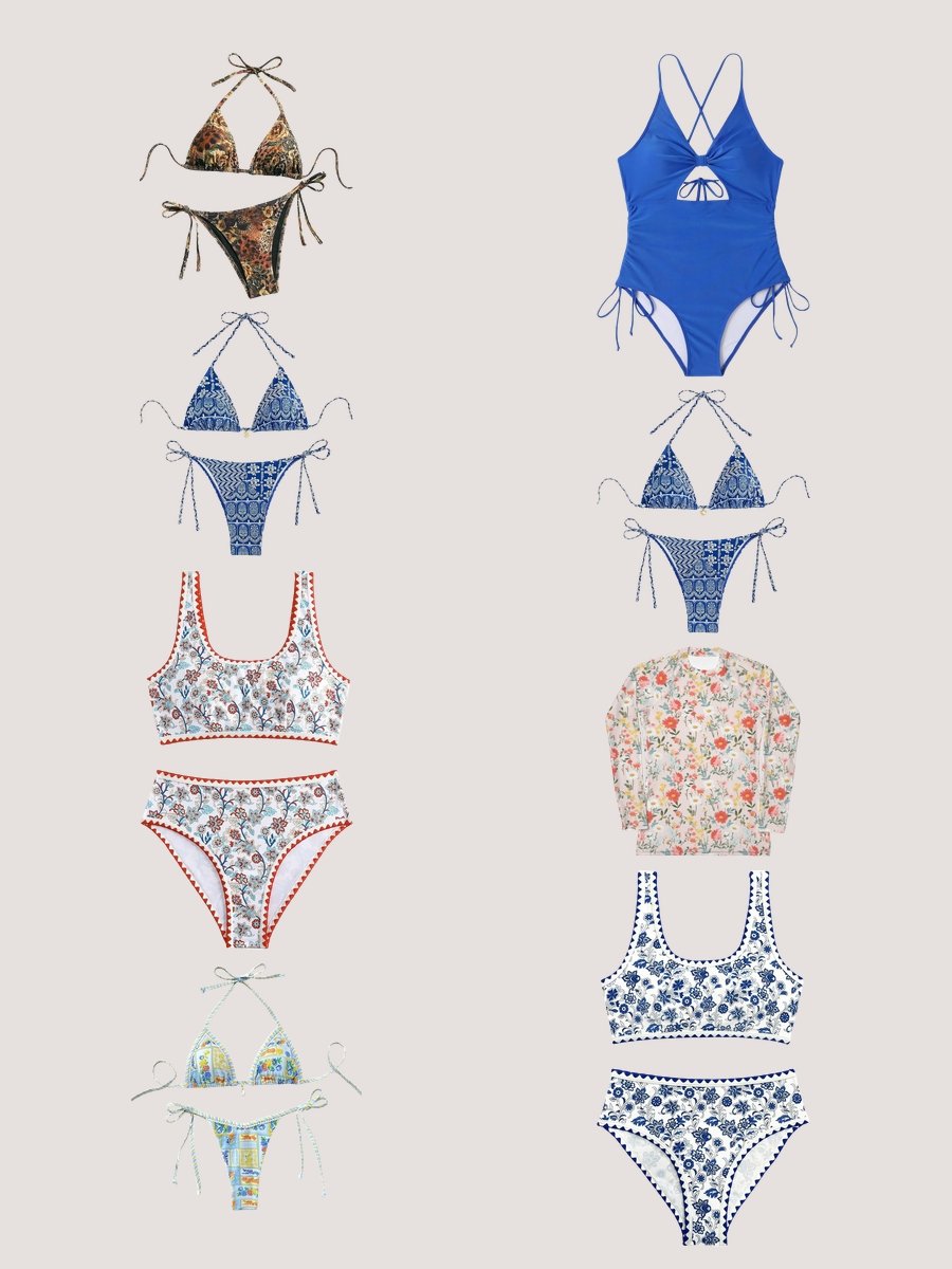 Boho Swimsuit Bliss: Dive into Fashionable Waters!