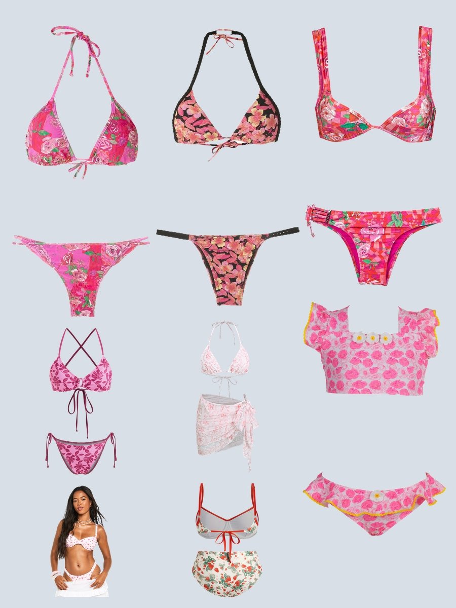 Amy Rose Swimsuit: Splash into Style with Pink Florals