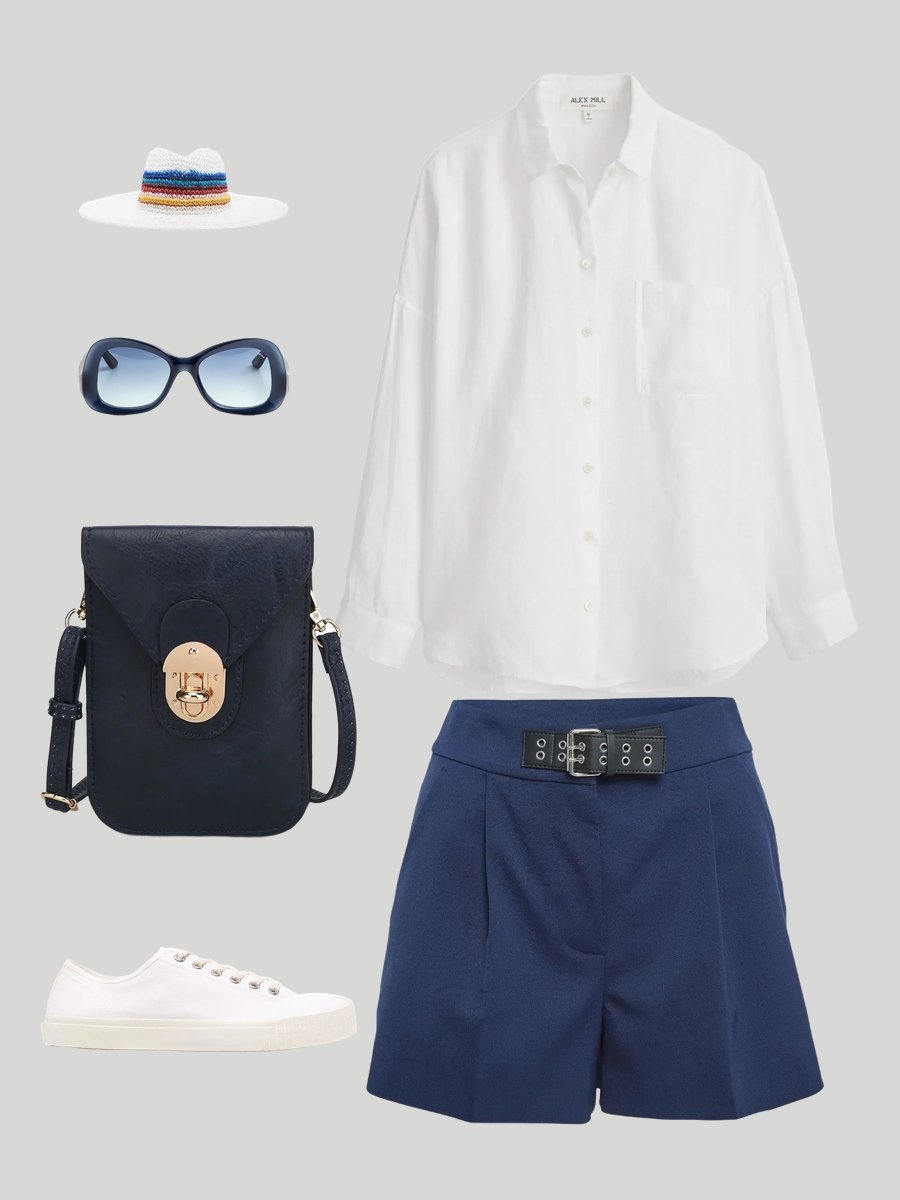 Chic Two Piece Swimsuits with Shorts for Ladies