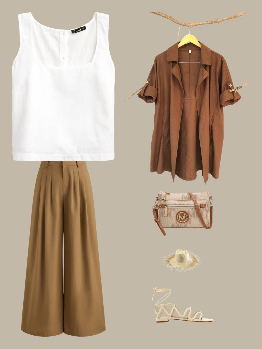 Effortless Chic: What to Wear With Wide Leg Linen Pants