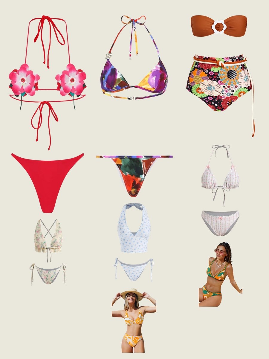 Heidi Klum Bikini Magic: Dive into Vibrant Florals