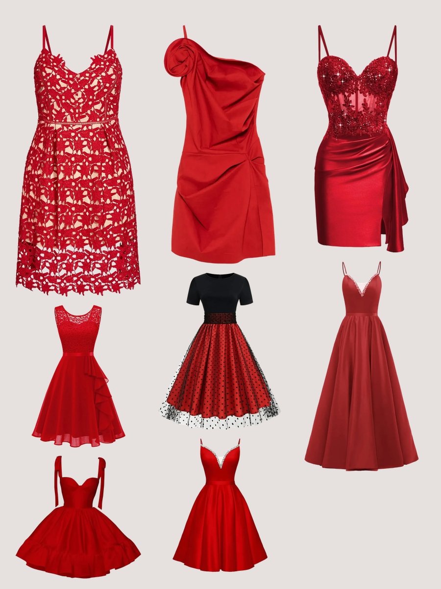 Stunning Vestidos de Fiesta para Mujer: The Red Satin Dream