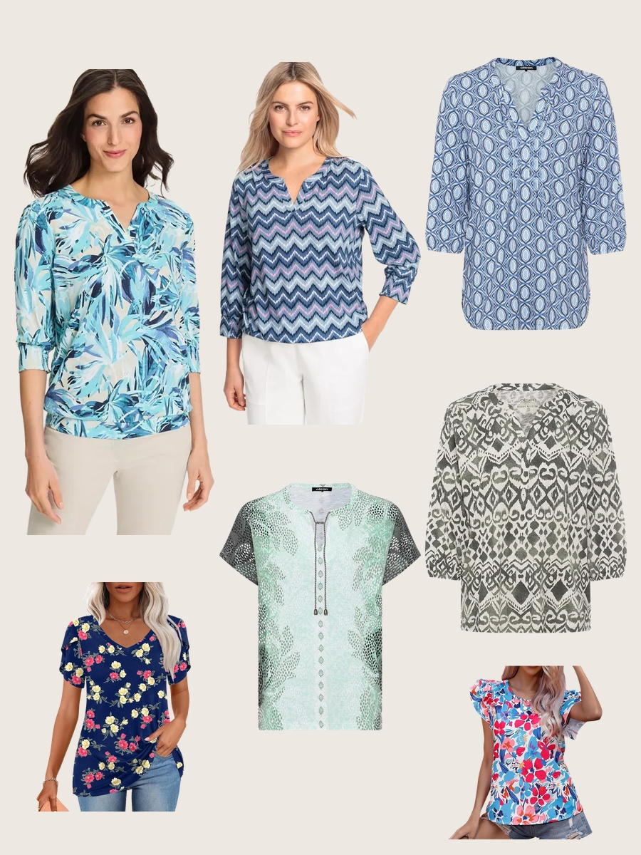 Chic Women's T-Shirt Tunics: Your Floral Fix