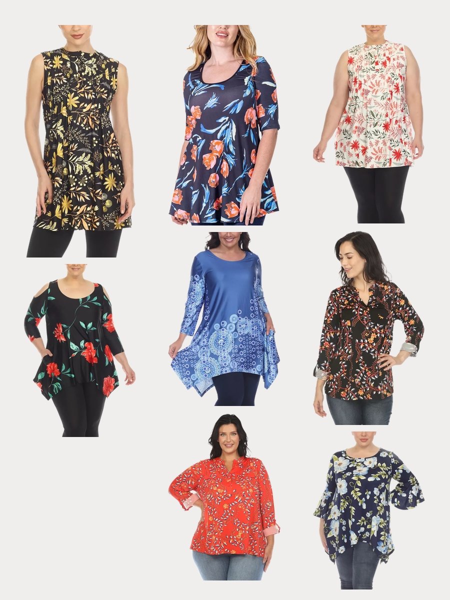 Women's Tunic Tops: Effortless Floral Fashion Flick!