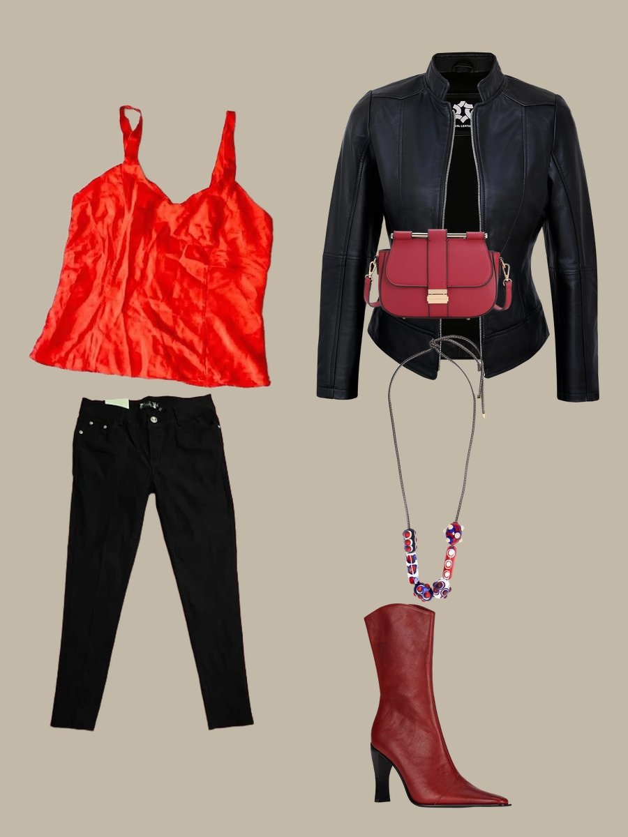 Harry Styles at Victoria's Secret: Perfect Leather Ensemble!