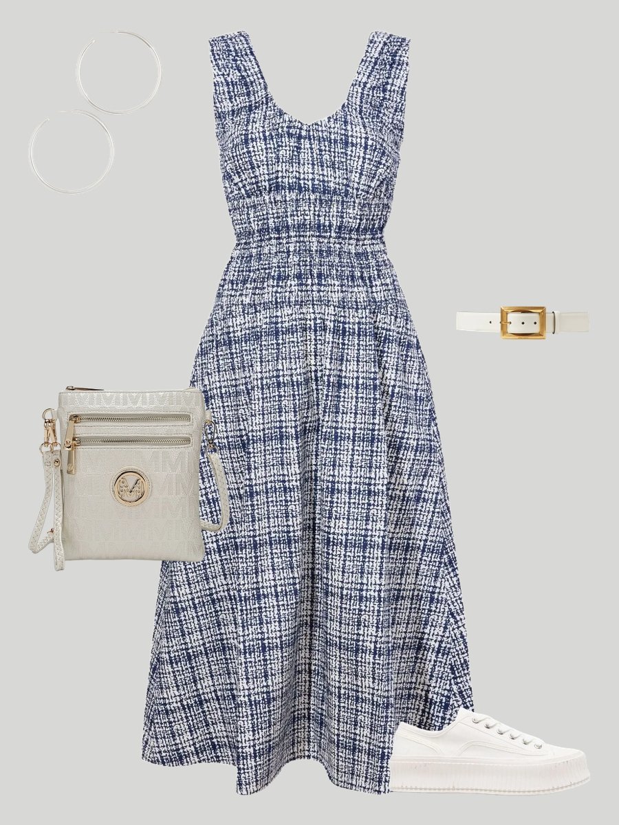 What Color Shoes to Wear with a Blue Dress?