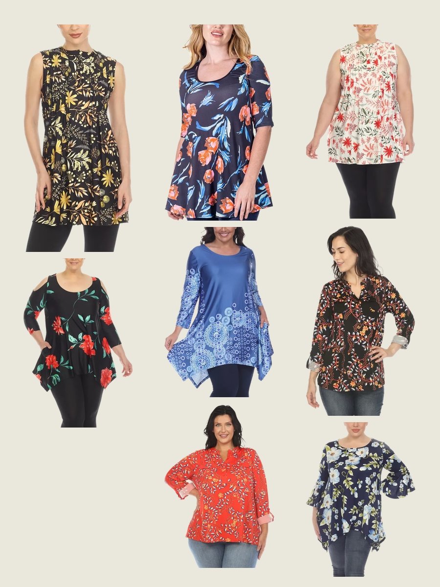 Woman Tunic: Floral Fusion for Every Closet