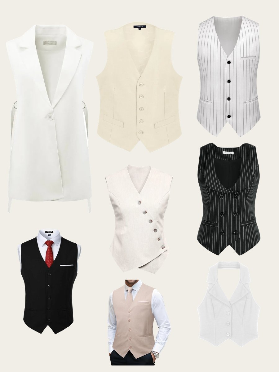 White Suit Vest: Transform Your Look Effortlessly
