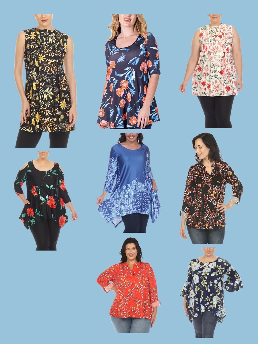 Explore Women's Tunic Top Trends: A Floral Affair