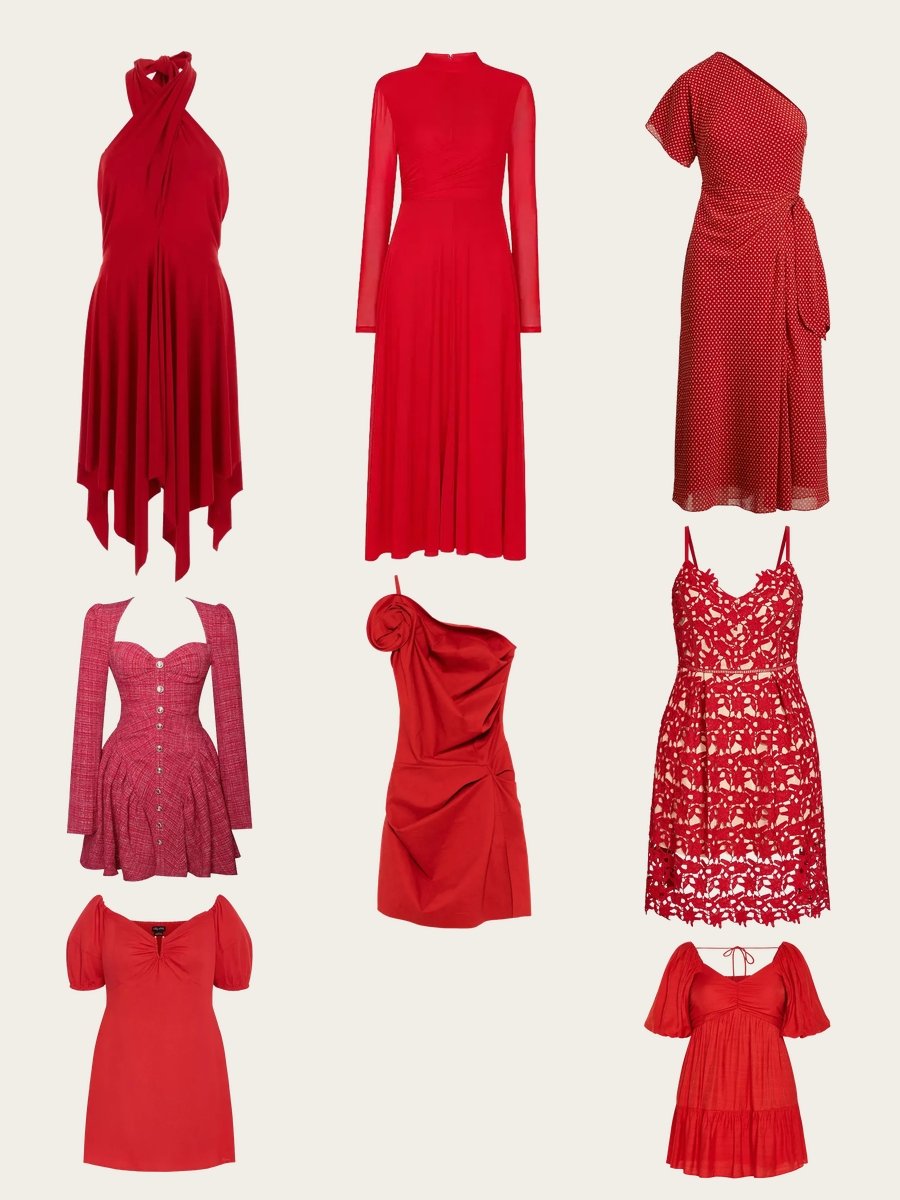 Vestido de Coctel: Unveil the Charm of Red Silk