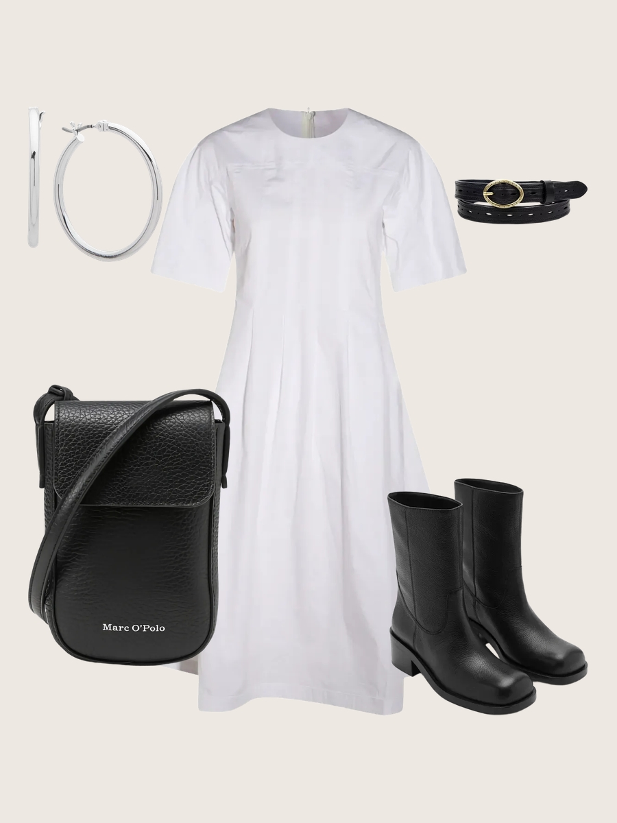 How to Rock Ankle Boots with Dresses