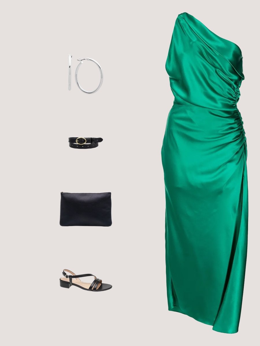 What Color Shoes Pair with an Emerald Green Dress?