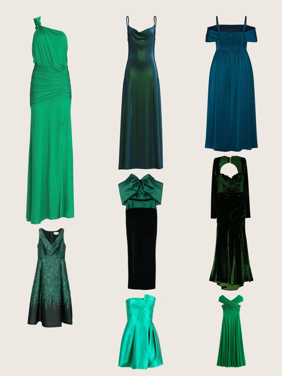 Stun in a Vestido Verde Esmeralda Elegante