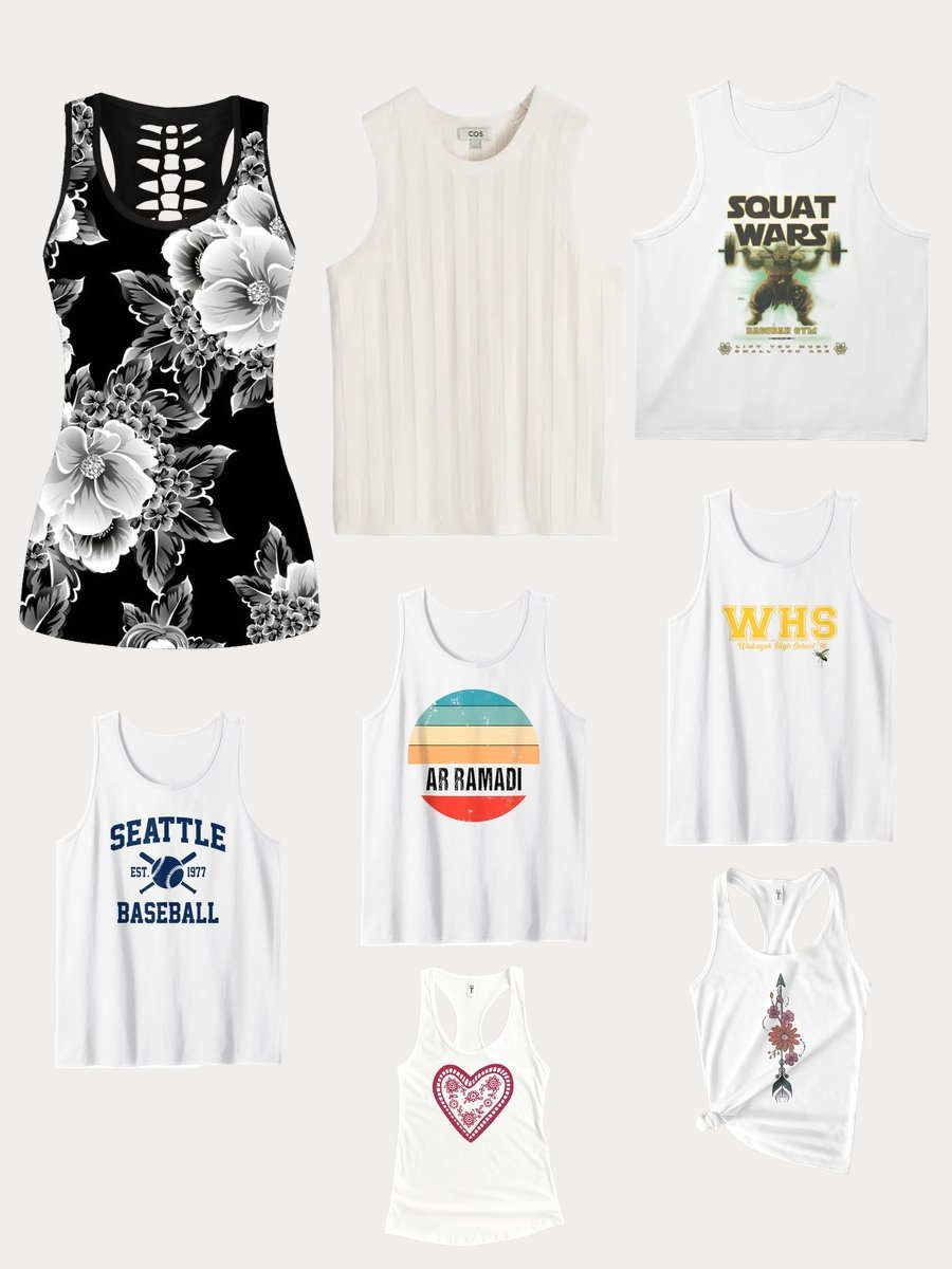 White Tank Top Wonders: Style Like a Vogue Pro