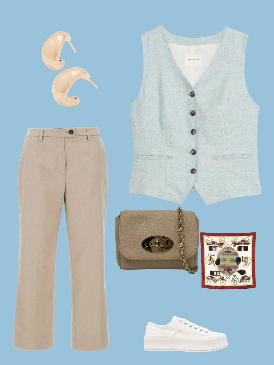 Women's Vest and Pants Set: Chic and Timeless