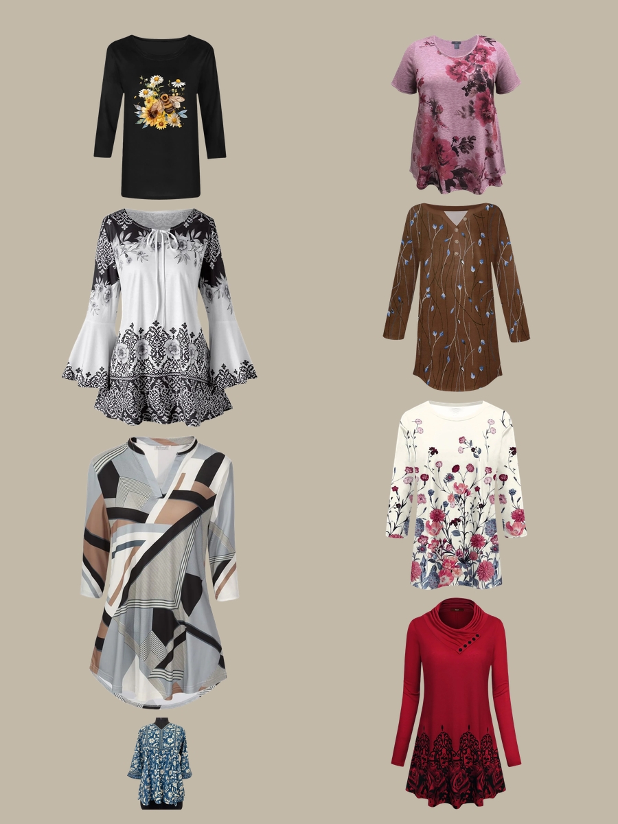 Tunic Tops: Floral Prints That Pop!