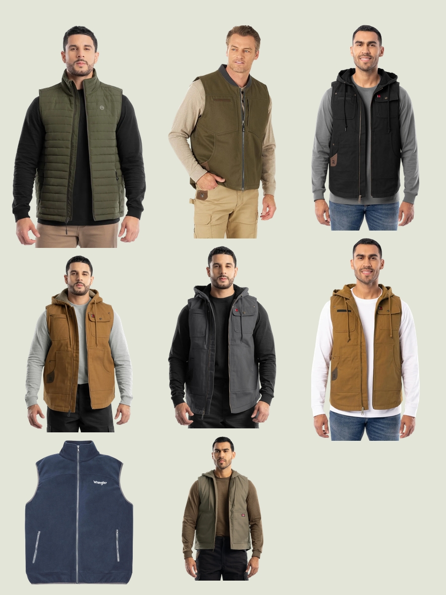 Mastering the Mens Wrangler Vest: A Style Guide